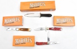 (4) Marbles boxed folding blade knives to