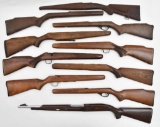 (10) Assorted commercial rifle stocks