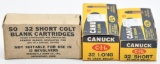 Vintage .32 ammunition (3) boxes.