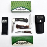 (2) Remington boxed knife sets Models