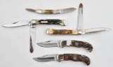 (5) Colt folding knives to include