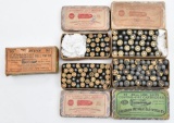 Assorted lot of antique ammunition in boxes