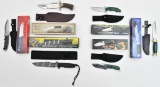 (6) Boxed large Frost Cutlery fixed blade
