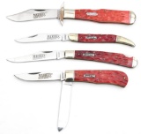 (4) Marbles folding blade knives.