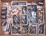 Large lot of used firearm components to include