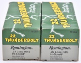 .22 Thunderbolt ammunition (2) bricks Remington