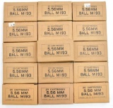 5.56mm ammunition (16) boxed PMC Ball M193,