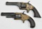 *Lot of two brass frame rimfire pocket revolvers.