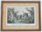 Framed art by Joseph Laing copyright 1888