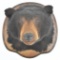 Black bear shoulder head mount