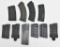 10 Assorted steel and polymer detachable magazines