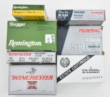 12 gauge ammunition (11) boxes. Three