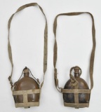(2) WWII Japanese Army NOC canteens