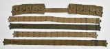 WWII web belts, US Army