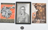 WWII German Hitler & SA post cards, Nazi party