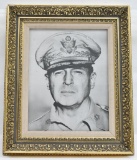 Framed Douglas MacArthur picture