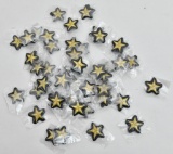 50 Pair of Bullion Navy Stars