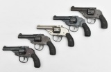 Lot of 5 Iver Johnson Arms & Cycle works revolvers