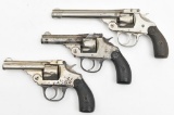 Lot of 3 Iver Johnson Arms & Cycle Works revolvers