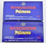 2 boxes Winchester Primers WLP large pistol,