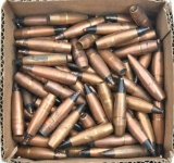 110 count box of .50 BMG black tip bullets.