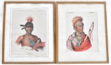 2 Native American Indian prints,