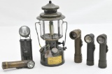 Military flash lights, lantern.