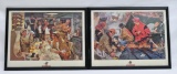 Pair of framed Winchester Advertising posters,