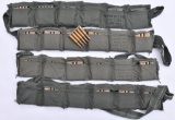 7.62mm NATO ammunition (4) bandoliers