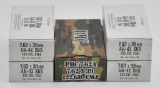 7.62x39mm ammunition (5) boxes four of which