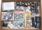 Large grouping of assorted scope rings,