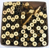 100 Count fired .50 BMG brass cases.