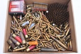 37 lbs loose ammunition and brass. Assorted