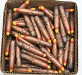 100 ct. .50 BMG bullets with red & yellow painted