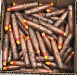 100 ct. .50 BMG bullets with red & yellow painted