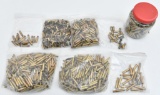 Lot of fired brass to include 9mm, .45 auto,