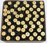 100 Count .50 BMG fired brass cases.