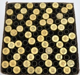 100 Count .50 BMG fired brass cases.