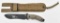 Bench made Seal Team Marc A Lee Buds tactical knife.
