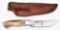 R.O. Easler handcrafted hunting fixed blade knife