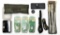 Lot of shotgun cleaning supplies, Remington barrel seal sets, US Army cleaning kit,