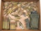 Assorted loose rifle ammunition and (15) 7.62x39mm strippers....UPS SHIP ONLY.