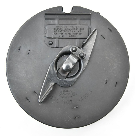 Thompson magazine Type "L" for 1928 Model, wind to 9 or 11 clicks.