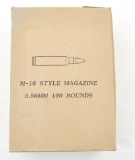 KCI AR 15 MAG, appears unused in original box with manual pouch, loader plunger and accessories.