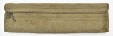 U.S. WWII M1 Garand Griswold Paratrooper jump bag, showing assorted wear and handling.