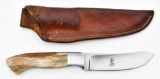R.O. Easler handcrafted hunting fixed blade knife