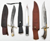 Lot of (3) fixed blade knives - Colt 