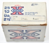 10 gauge shotgun shells - (1) box Western Super X factory 2 7/8