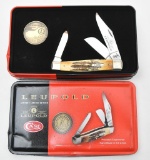 Case XX 100th Anniversary Leupold 3 blade folding knife.