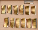.30 carbine ammunition (119) rounds loaded on stripper clips....UPS SHIP ONLY.
